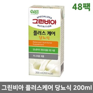[정식품]그린비아 플러스케어 당뇨식 (200ml×2박스 48팩)