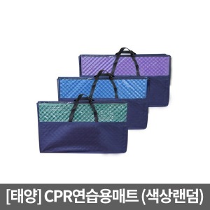 [태양] 심폐소생술연습 접이식매트 CPR연습용매트(색상랜덤)