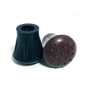 [매장출고] 고급형 지팡이고무 (내경12mm) 갈색 검은색 색상 랜덤